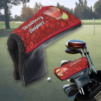 Couvre-club De Golf Couverture de la tête de golf de Strawberry Daiqui
