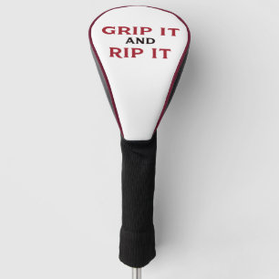 Couvre-club De Golf Couverture de la tête de golf "Grip it and Rip it