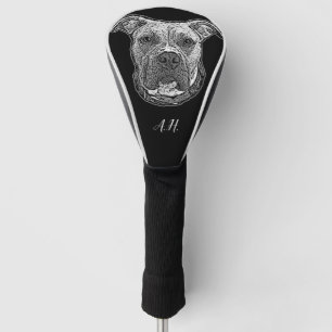 Couvre-club De Golf Couverture de la tête de golf monogrammée de Pit