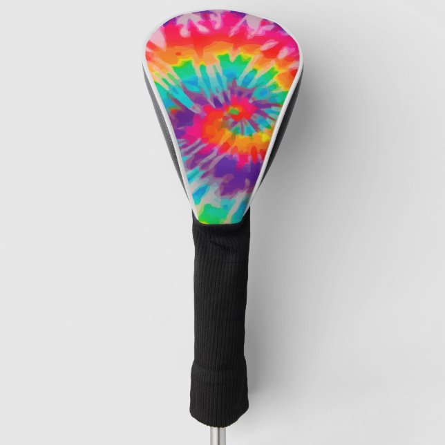 Couvre-club De Golf Couverture de la tête de golf Tye-Dye-3 (Devant)
