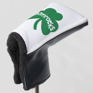 Couvre-club De Golf Couverture de putter de shamrocks