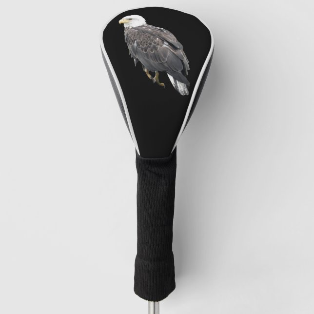 Couvre-club De Golf Couverture de tête de golf avec l'aigle (Devant)