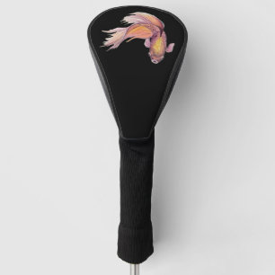 Couvre-club De Golf Couverture de tête de golf Betta Fish