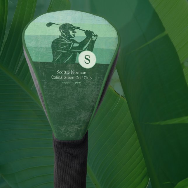 Couvre-club De Golf Couverture de tête de golf Golf Green (Créateur téléchargé)
