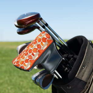 Couvre-club De Golf Couverture du club de golf Art Nouveau Poppies