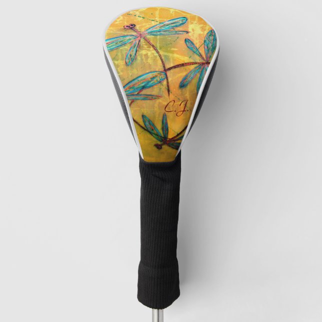 Couvre-club De Golf Couverture faite sur commande de tête de golf de (Devant)