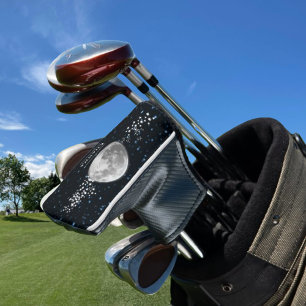 Couvre-club De Golf Couverture Lunaire Personnalisée De Tête De Golf