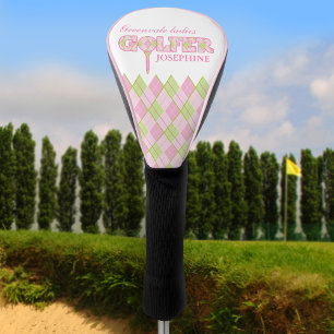 Couvre-club De Golf Couverture personnalisée par Jacquard de golfeur