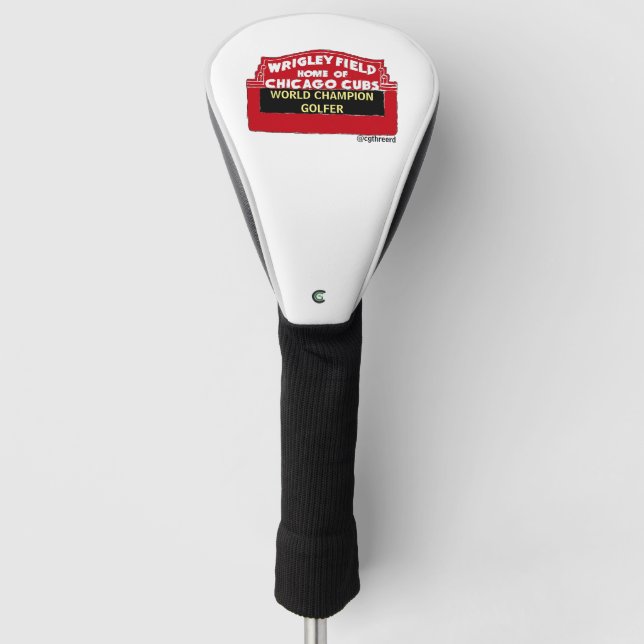 Couvre-club De Golf Couverture tête du club de golf | Champion du mond (Devant)