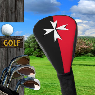 Couvre-club De Golf Couvertures de golf / clubs Croix de Malte & drape