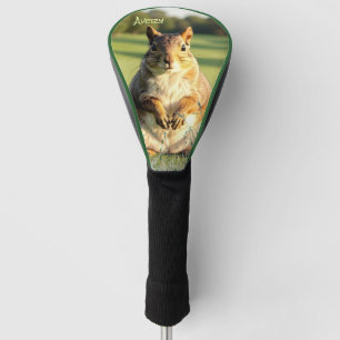 Couvre-club De Golf Couvre-casque de conducteur de renard animal écure
