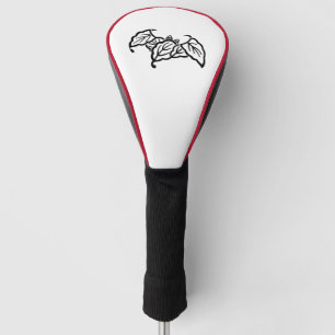 Couvre-club De Golf Couvre-clubs de golf en forme de feuilles de chêne