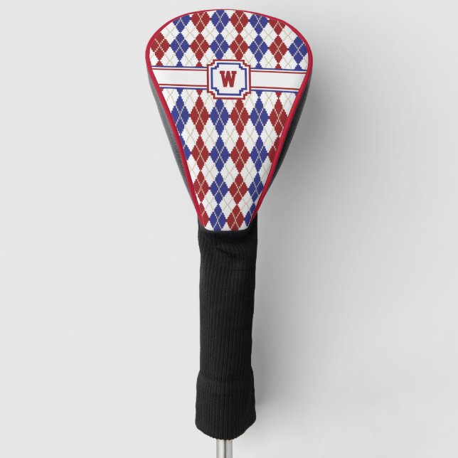 Couvre-club De Golf Couvre-driver Argyle Americana (Devant)