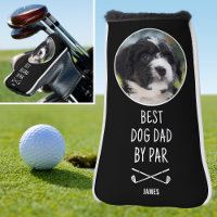 Couvre-putter personnalisé Meilleur papa chien par