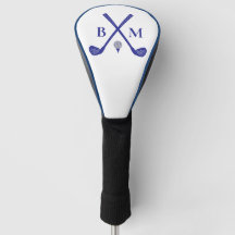 Couvre-tête de golf à monogramme de logo de club d