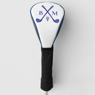 Couvre-club De Golf Couvre-tête de golf à monogramme de logo de club d