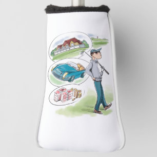 Couvre-club De Golf Couvrir votre voile : Couvre-tête de golf personna