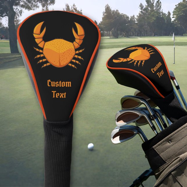 Couvre-club De Golf Crab orange (Créateur téléchargé)