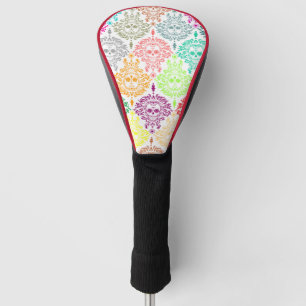 Couvre-club De Golf Crânes de sucre colorés Morts Damas couverture d