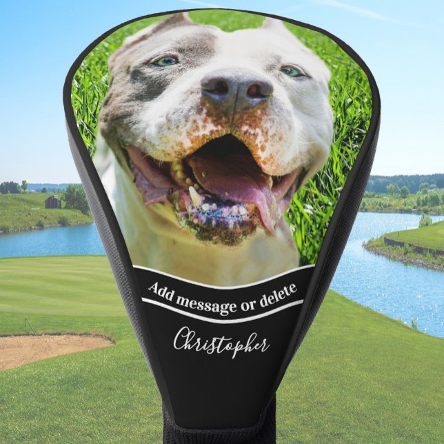 Couvre-club De Golf Create Your Own Dog Photo Personalized  (Créateur téléchargé)