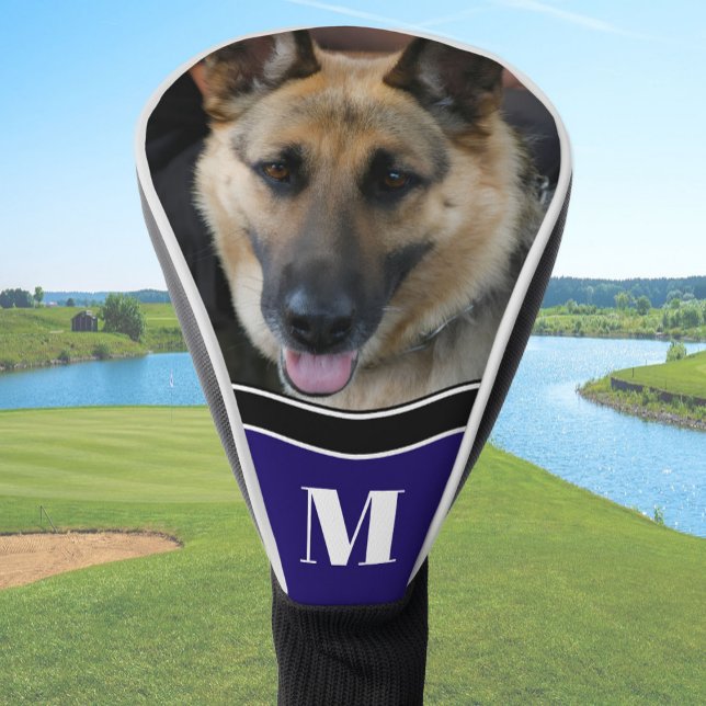 Couvre-club De Golf Create Your Own Pet Photo Template German Shepherd (Créateur téléchargé)