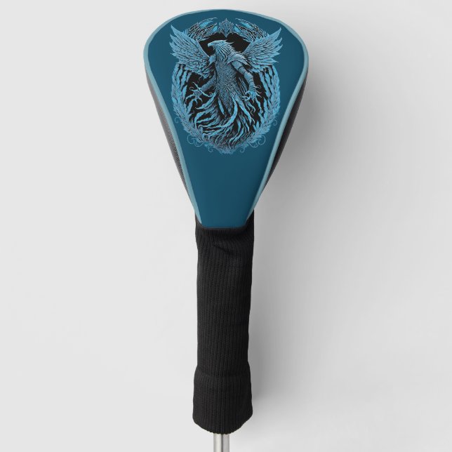 Couvre-club De Golf Créature Imaginaire | Aigle médiéval (Devant)