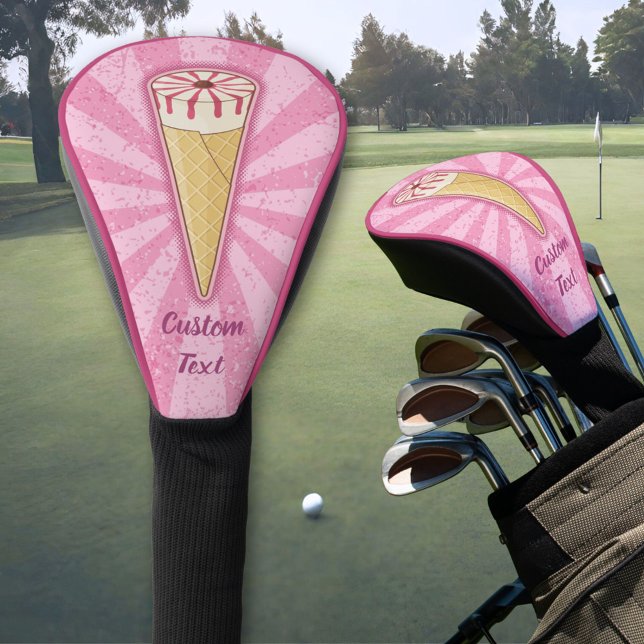 Couvre-club De Golf Crème glacée au cône de sucre (Créateur téléchargé)