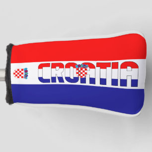 Couvre-club De Golf Croatie Drapeau magnifique Patriotique Golf tête c