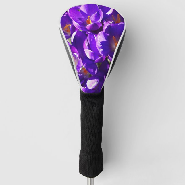 COUVRE-CLUB DE GOLF CROCUS DE PRINTEMPS (Devant)