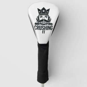 Couvre-club De Golf Cruser Il Drôle Noir Casse-Noisette