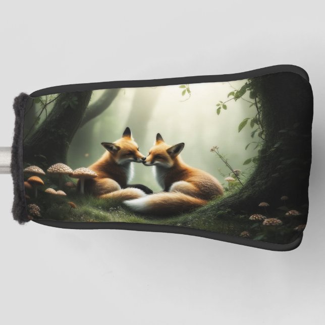 Couvre-club De Golf Cuddle Fox dans la forêt de Misty (Devant)
