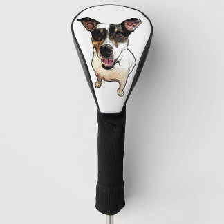 Couvre-club De Golf Cupide tête de chien