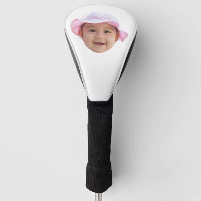 Couvre-club De Golf Custom Baby Photo, Baby Photo Face (Devant)