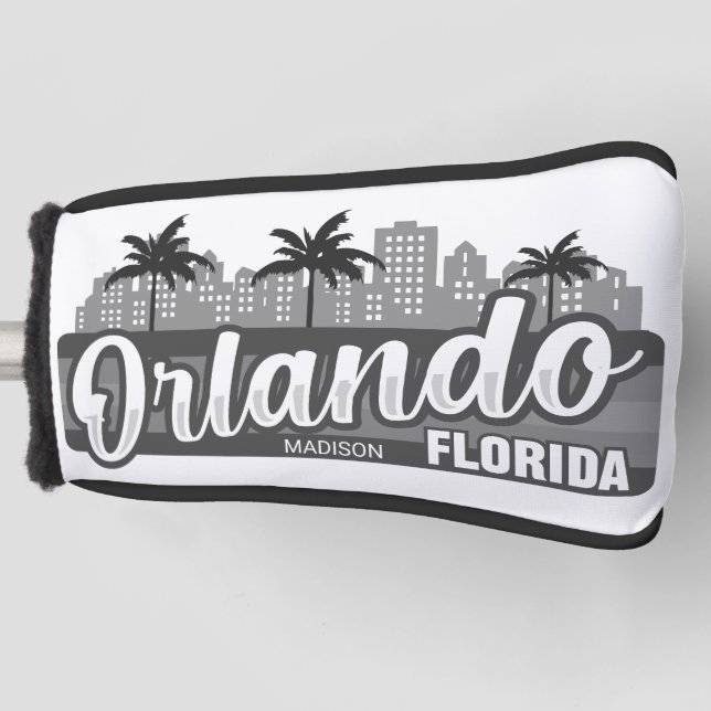 Couvre-club De Golf Custom Name Orlando Florida (Devant)