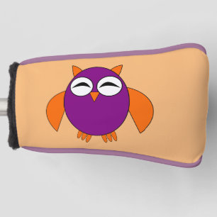 Couvre-club De Golf Cute Halloween Owl Golf Putter Cover