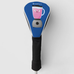 Couvre-club De Golf Cute happy food mixender cuisine appareil dessin a