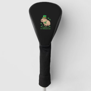 Couvre-club De Golf Cute Irish Capybara Leprechaun Bonne St Patrick