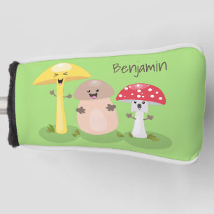 Couvre-club De Golf Cute kawaii champignon champignon toadstool