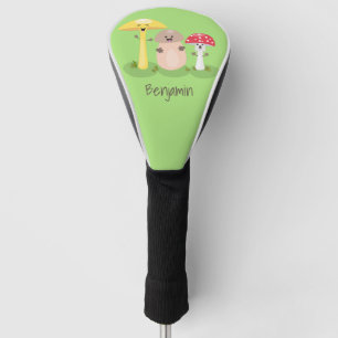 Couvre-club De Golf Cute kawaii champignon champignon toadstool
