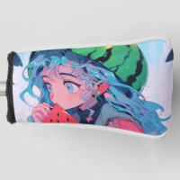 Cute Kawaii Watermelon Fruit Nature Anime Girl