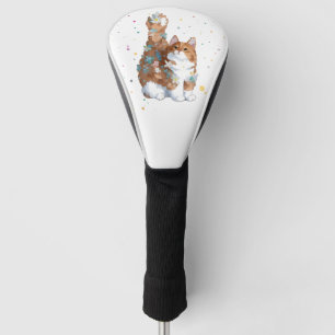 Couvre-club De Golf Cute Kitty chat animal animal animal animal animal