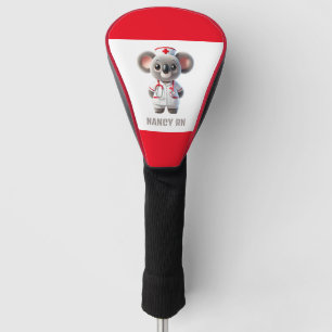 Couvre-club De Golf Cute Koala infirmière de l'ours avec stéthoscope r