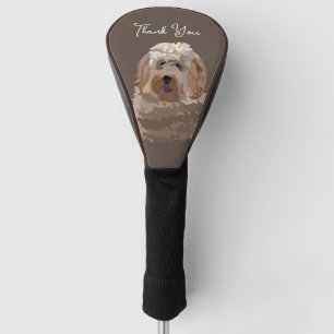 Couvre-club De Golf Cute Labradoodle Chien Personnalisé
