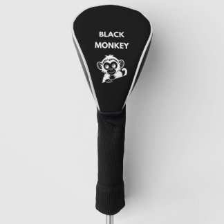 Couvre-club De Golf Cute Little Black Monkey