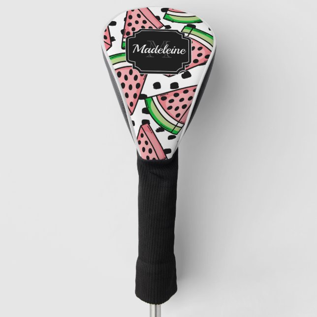 Couvre-club De Golf Cute Motif Watermelon (Devant)