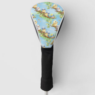 Couvre-club De Golf Cute Pastel Cottagecore Motif