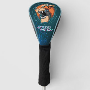 Couvre-club De Golf Cyber Tiger Couverture de conducteur de golf