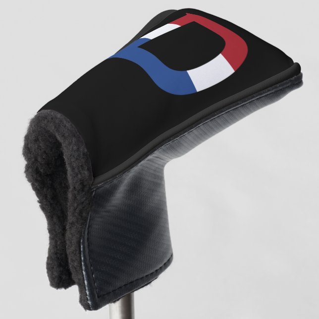 Couvre-club De Golf D Monogramme superposé sur l'indicateur NLD sur l' (Devant 3/4)