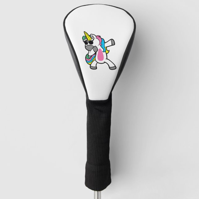 Couvre-club De Golf Dabbing Unicorn (Devant)