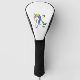 Couvre-club De Golf Dabbing Unicorn